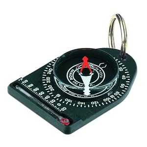 Brunton Tag-Along Plus; Thermometer Compass Black by 