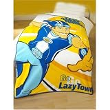 Lazy Town SPORTACUS fleece blanket