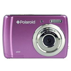 Polaroid CAA-500VC 5MP CMOS Digital Camera with 1.8-Inch LCD Display (Violet)