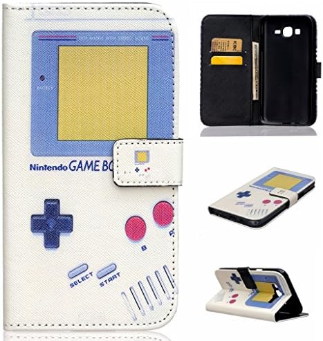 J7 Case,Galaxy J7 Case,"MANBO" J7 Wallet Case,[Wallet Function] Type Magnet Design Flip Protective Credit Card Holder Pouch Skin Case Cover for Samsung Galaxy J7 - Game Boy