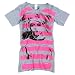 Glamhead - Women's Stripe Foil Blondie Tee (Grey)