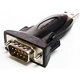 Tera Grand - Premium High Speed USB 2.0 to Serial RS-232 DB-9 Converter - Supports Windows 10, 8, 7, Vista, XP, 2000, 98, Linux and Mac - with FTDI Chipset