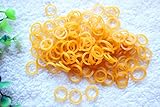 Yagopet 500pcs/pack New Puppy Dog Hair Rubber Bands Top Quality Elastics 1/4" Peferct for Pet Grooming Topknot