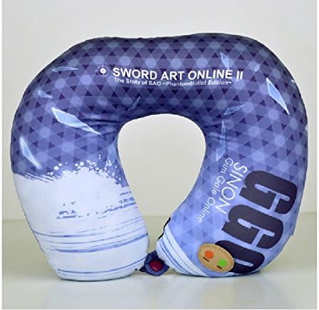 Sword Art Online Asada shino massage U shaped pillow Ultra Comfort Massage Travel Neck Pillow car Drive Pillows