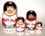 MLB Baseball Boston Red Sox or Any Team your choice Russian Nesting doll 5 pcs / 6 in * MLB.RedSox