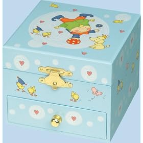 Small Musical Jewellery Box - Pixies