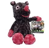 Oomfy Daisy the Rhino Large Grey Plush and Companion Book