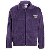 Columbia Washington Huskies Purple Flanker Full Zip Fleece Jacket