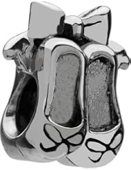 Authentic Chamilia Sterling Silver Charm "Ballet" GD-5