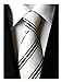 MENDENG Men's Classic Necktie Jacquard Woven Ties for Men Formal Business Wedding Party Groomsmen Tie White-ZZL121