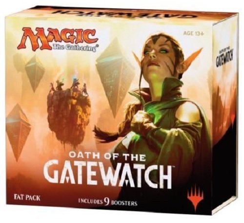 Oath Of The Gatewatch Fat Pack MTG OGW Magic The Gathering - 9 booster packs + 80 full art basic lands + more!