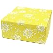 Yellow Kata Gami - Set of 4 Two Piece Gift Boxes (8" x 8" x 3.5")