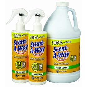 Hunter's Specialties Scent-A-Way Scent Elimination Fresh Earth Spray, Value Pack by