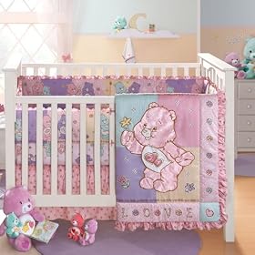 Care Bears bedding crib set infant girls new 2009 style