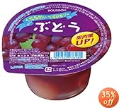 ブルボン くだものいっぱいゼリーぶどう 185g×12個