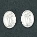 Golf Tee Time Sterling Silver Earrings