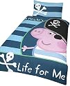 Character World Peppa George Pirate Panel Duvet Set, Single