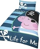 Character World Peppa George Pirate Panel Duvet Set, Single