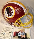 John Riggins Autographed/Hand Signed Washington Redskins Authentic Full Size Proline Helmet with HOF