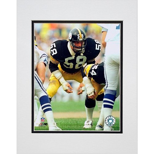 Photo File Pittsburgh Steelers Jack Lambert Matted Photo