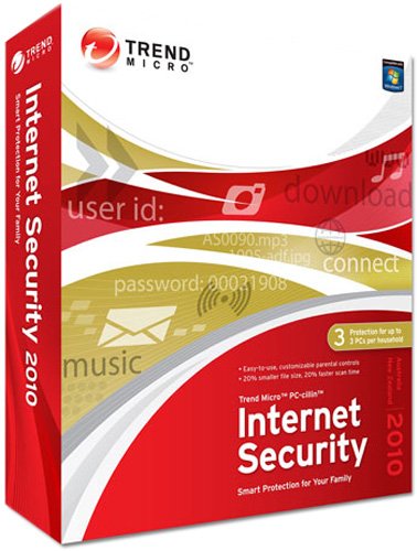 Trend Micro Internet Security 2010 (3 postes / 2 ans)