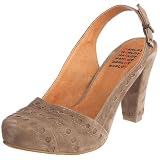 Hard Hearted Harlot Hush Slingback Heel Leather Suede
