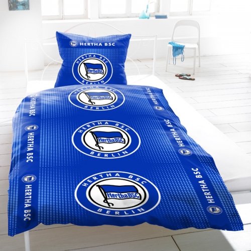 Hertha BSC Berlin 1266-00-4-16 Hertha Bettw&auml;sche Microfaser Seitenraster Preisvergleich