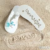 Just Married! Flip Flops-Fits Womans Size