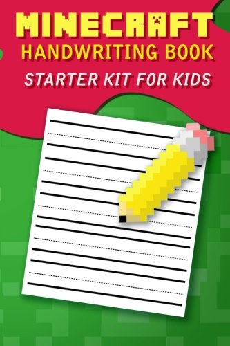 minecraft handwriting book starter kit for kids