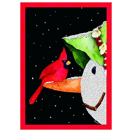 Boxed Christmas Cards - GLITTER CARDINAL - 14 Pack On Sale