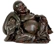 Unique Interesting Graduation Gift Idea for Him Her - 5" Sitting Laughing Buddha Japanese Hotei Statue
