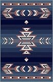 Home Dynamix Premium Native American Southwestern 2' x 3' Area Rug Blue