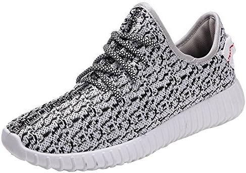 Cayanland Men's Fashion Running Sneakers Women's Slip-on Shoes 01 Grey 35