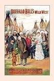 Canvas Print, Buffalo Bill: Visit of the Majesties - 12x18