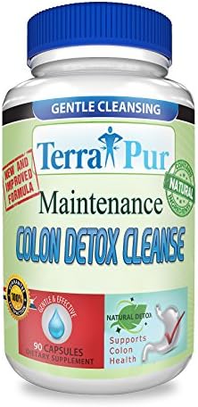 Maintenance Colon Detox Cleanse By TerraPur. Use This AMAZING DETOX CLEANSER To Flush Out Toxins. Feel Lighter and Healthier. Manufactured in a GMP Certified Organic Facility