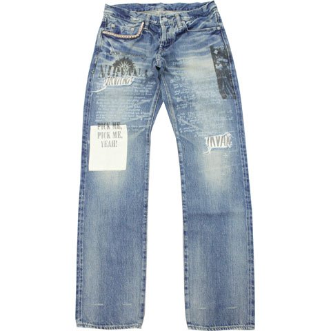 SizeHYSTERIC GLAMOUR(ヒステリックグラマー) ×NIRVANA 09AWリメイクデニムパンツ