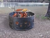 Landmann 28326 Star & Moon Cast Iron Blk Fire Ring