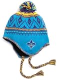 NBA Men's Tassel Knit Hat - Ke80Z, New Orleans Hornets, One Size, Blue/purple/yellow , New Orleans Hornets , Creole/Purple/Gold