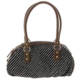 ※OUTLET/アウトレット※cachellie ドットウール×レザー ボストン : ボストンバッグ