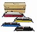 4 Pack V4INK ® Remanufactured 501A 502 Q6470A Q6471A Q6472A Q6473A Toner Cartridge-Black for Color LJ3600 LJ3800 CP3505