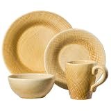 16-pc. Dinnerware Set - Asian Yellow by Tabletops Unlimited Inc