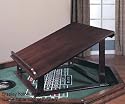 Furniture online: Brandon Game Table Top Holder in Warm Cherry Finish
