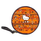 Classic 20 CD DVD Bluray Wallet Case of Hello Kitty Autumn Leaves and Mushrooms