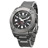 Seiko Men's Kinetic GMT Black Ion Watch #SUN007