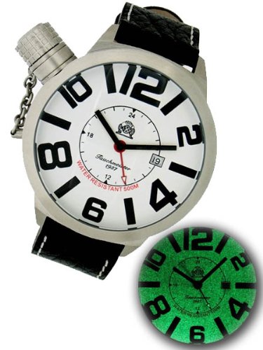 Tauchmeister T0142 XXL Dive GMT Watch with Luminous Dial