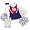 Reebok Cheerleader Gift Set - Toddlers ( sz. 3T )