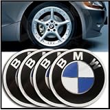 2.5 65mm BMW Emblem Wheel Center Hub Cap Sticker set of 4 