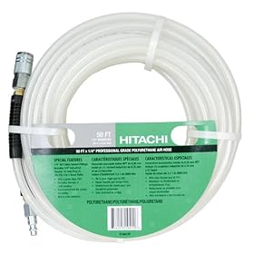 Hitachi 19412F 50-Foot-by-1 4-Inch Polyurethane Air Hose by Hitachi