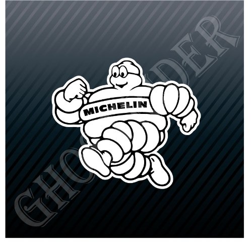 Michelin Tires Racing Sport Track Vintage Old Sticker Decal
