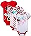 Disney Baby Girls' Minnie Mouse Bodysuit (Pack of 3)